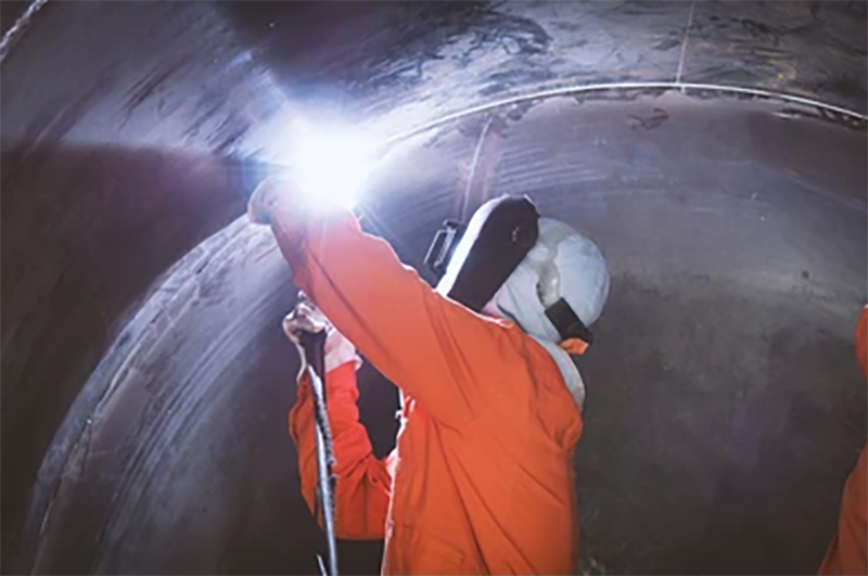 Welding Inspection of Pressure Vessel